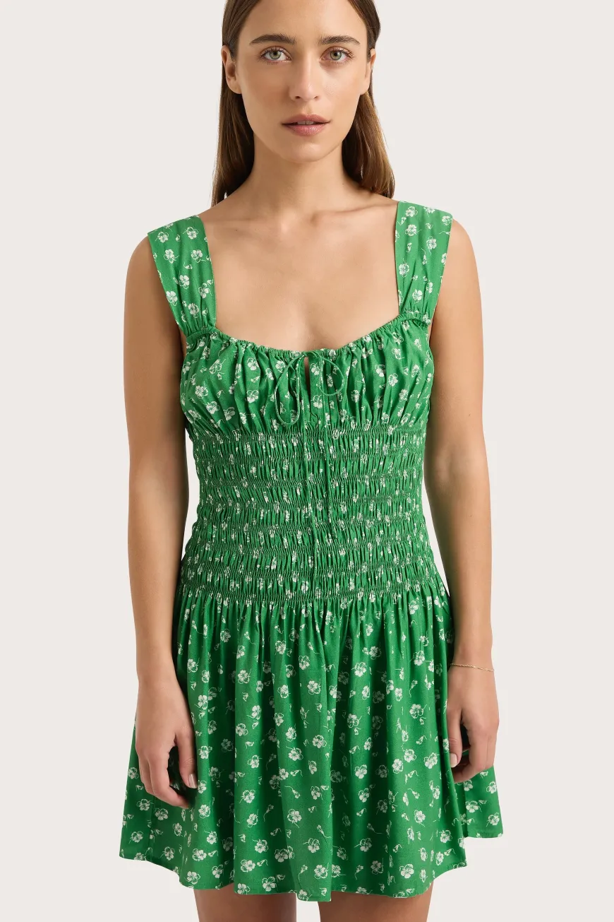 Yerres Mini Dress Green