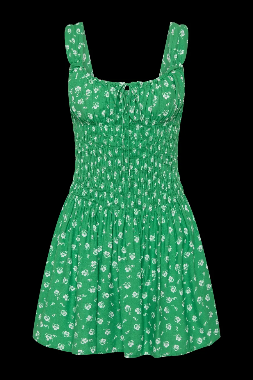 Yerres Mini Dress Green