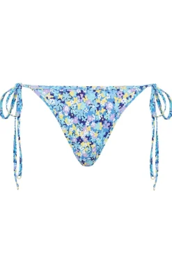 Zamora Bikini Bottoms Cala Nica Floral Blue (Exclusive) - Final Sale