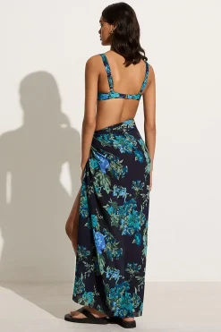 Zinnia Pareo Escala Floral Navy (Exclusive) - Final Sale