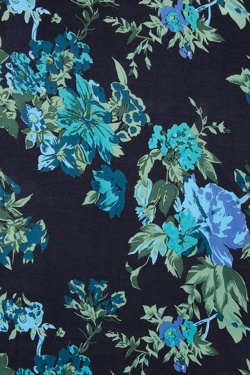 Zinnia Pareo Escala Floral Navy (Exclusive) - Final Sale
