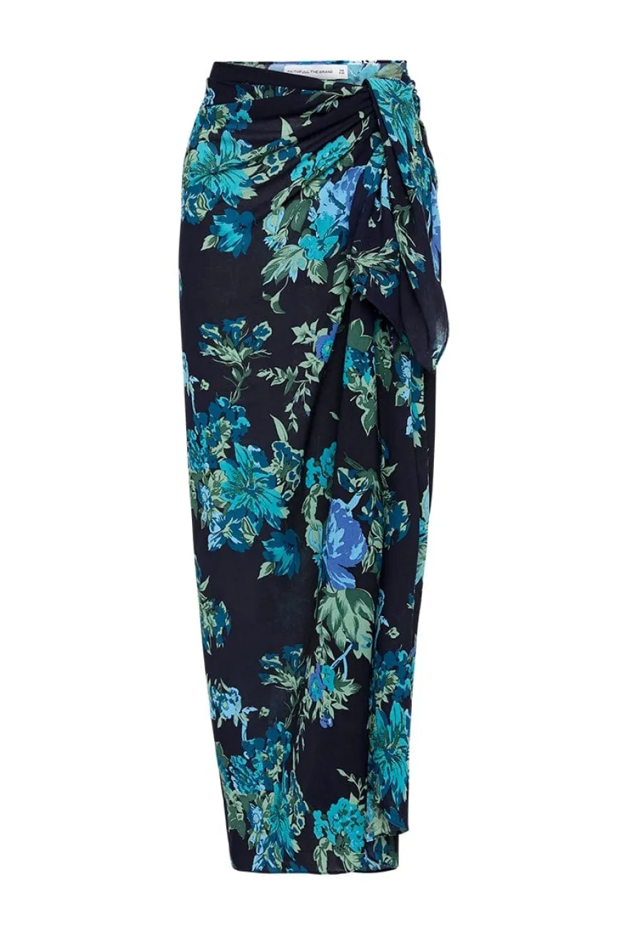 Zinnia Pareo Escala Floral Navy (Exclusive) - Final Sale